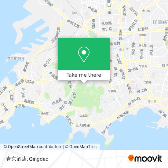 青京酒店 map