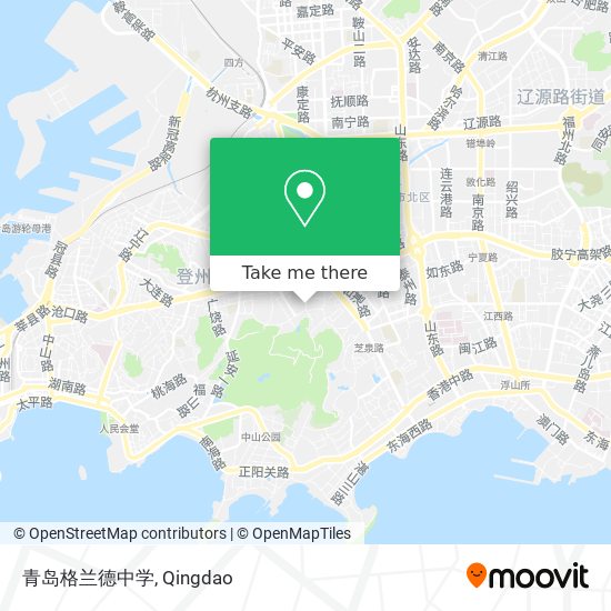 青岛格兰德中学 map