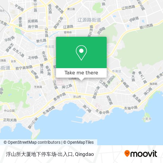 浮山所大厦地下停车场-出入口 map