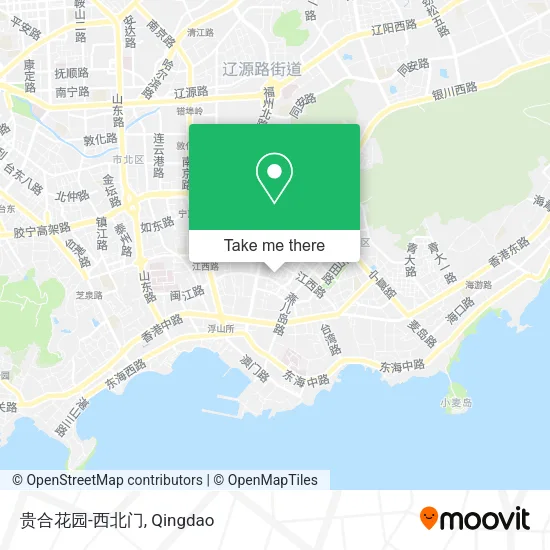 贵合花园-西北门 map