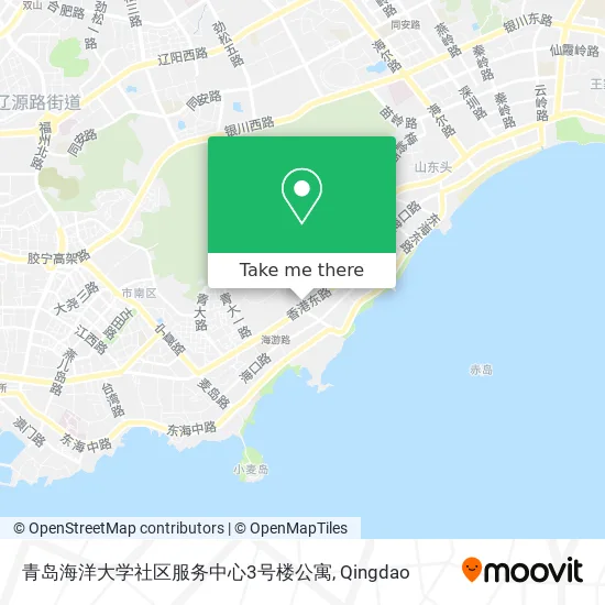 青岛海洋大学社区服务中心3号楼公寓 map