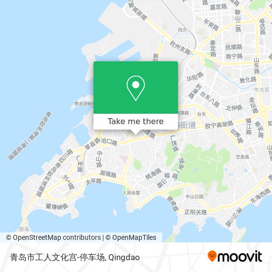 青岛市工人文化宫-停车场 map