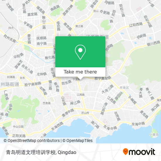 青岛明道文理培训学校 map