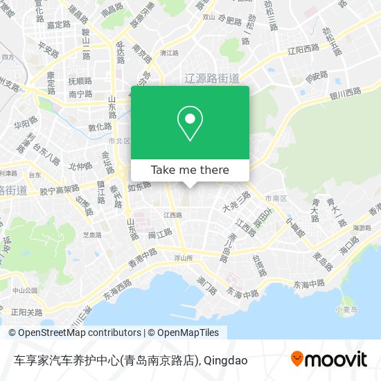 车享家汽车养护中心(青岛南京路店) map