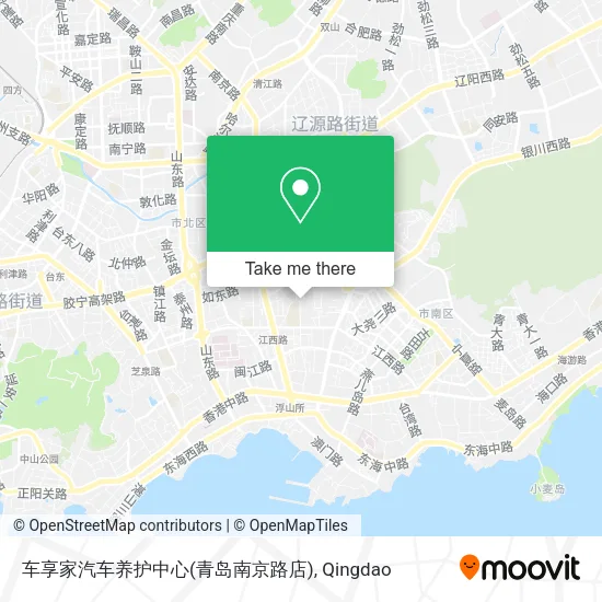车享家汽车养护中心(青岛南京路店) map