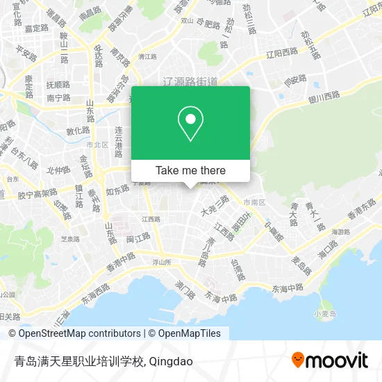 青岛满天星职业培训学校 map