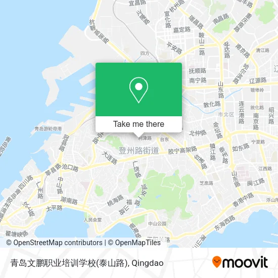 青岛文鹏职业培训学校(泰山路) map