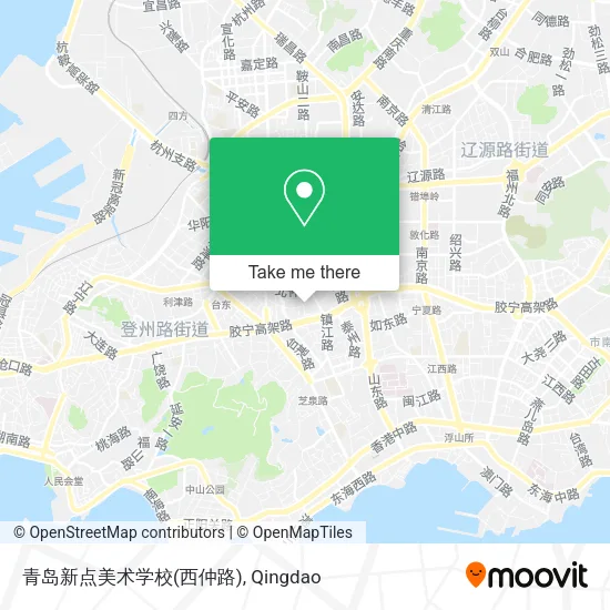 青岛新点美术学校(西仲路) map