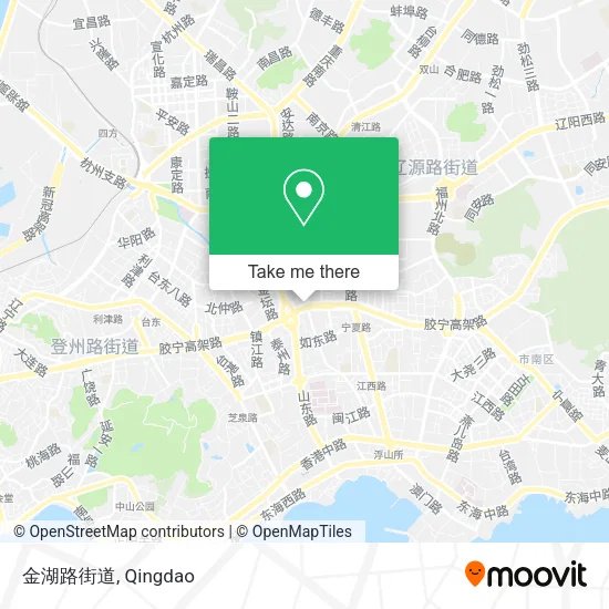金湖路街道 map