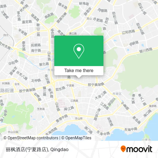 丽枫酒店(宁夏路店) map