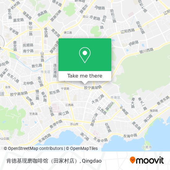 肯德基现磨咖啡馆（田家村店） map