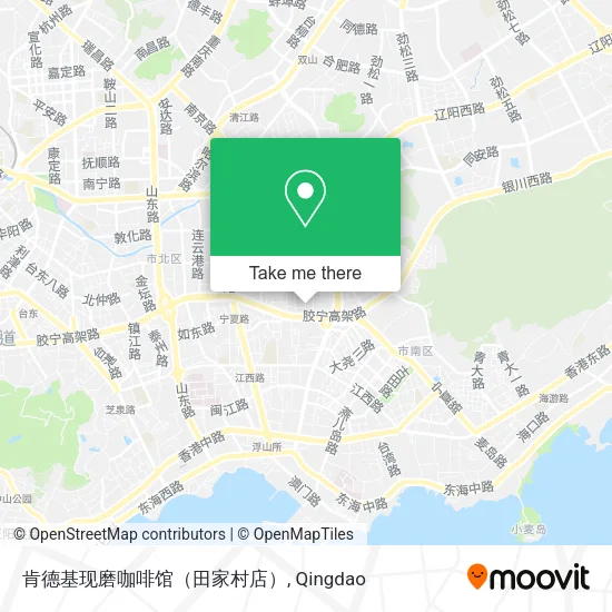 肯德基现磨咖啡馆（田家村店） map