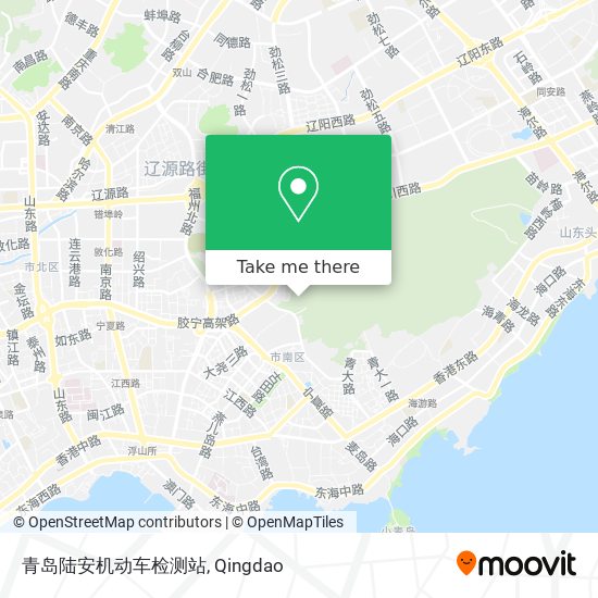 青岛陆安机动车检测站 map