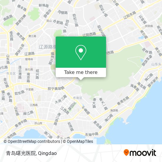 青岛曙光医院 map