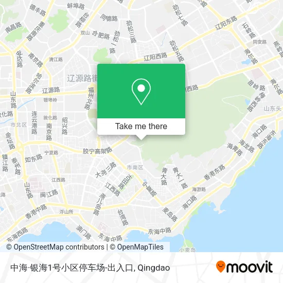 中海·银海1号小区停车场-出入口 map