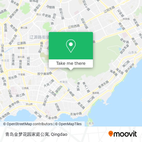 青岛金梦花园家庭公寓 map