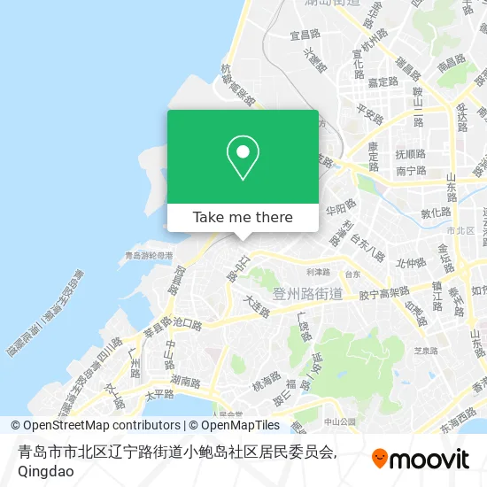青岛市市北区辽宁路街道小鲍岛社区居民委员会 map