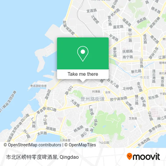 市北区崂特零度啤酒屋 map