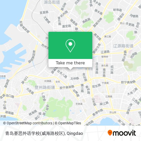 青岛赛思外语学校(威海路校区) map