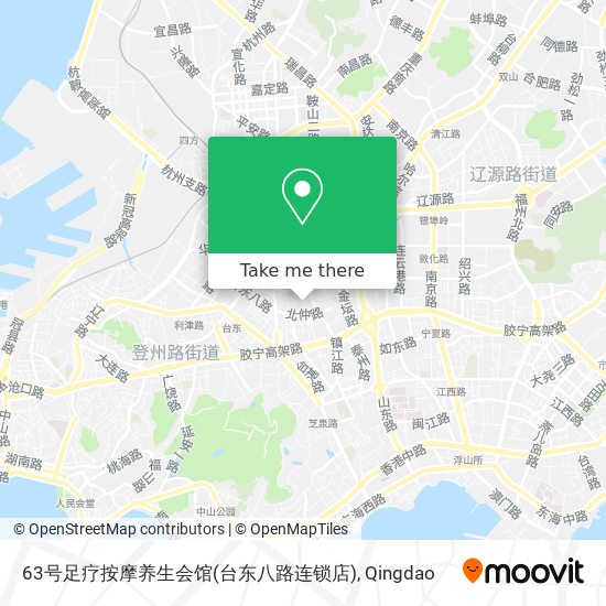 63号足疗按摩养生会馆(台东八路连锁店) map