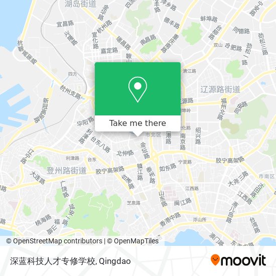 深蓝科技人才专修学校 map