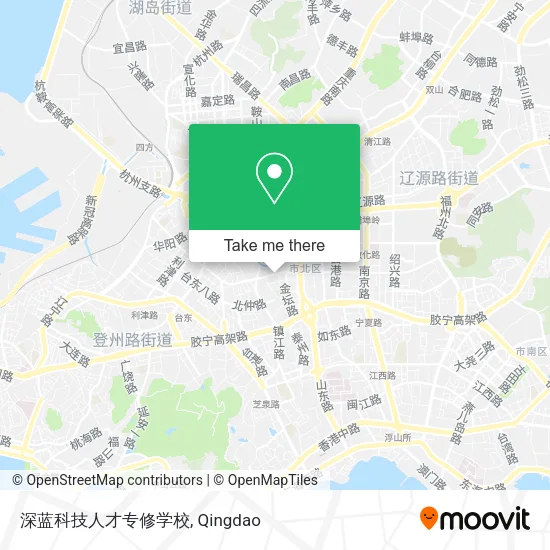 深蓝科技人才专修学校 map