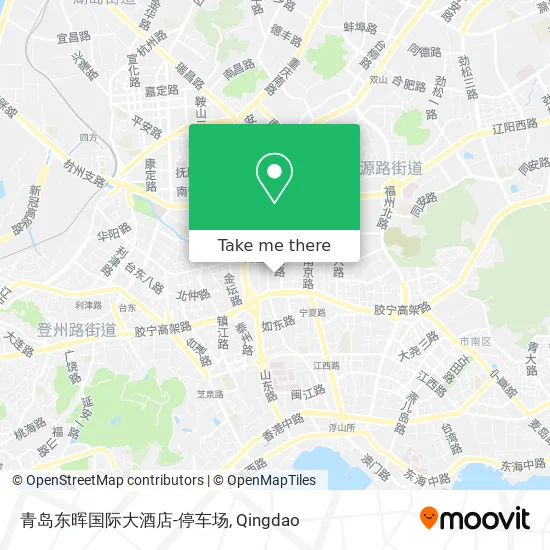 青岛东晖国际大酒店-停车场 map