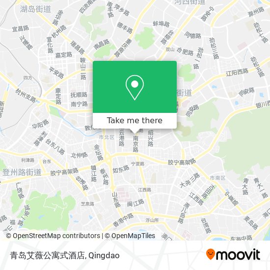 青岛艾薇公寓式酒店 map