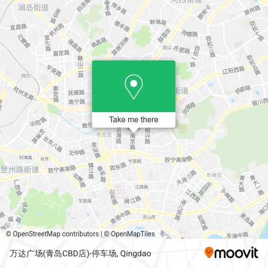 万达广场(青岛CBD店)-停车场 map