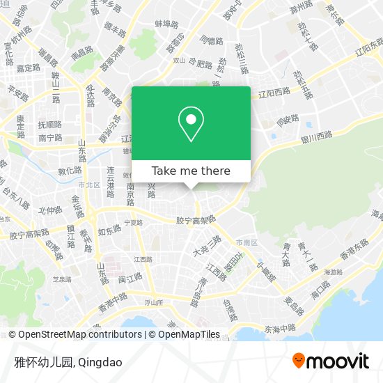 雅怀幼儿园 map