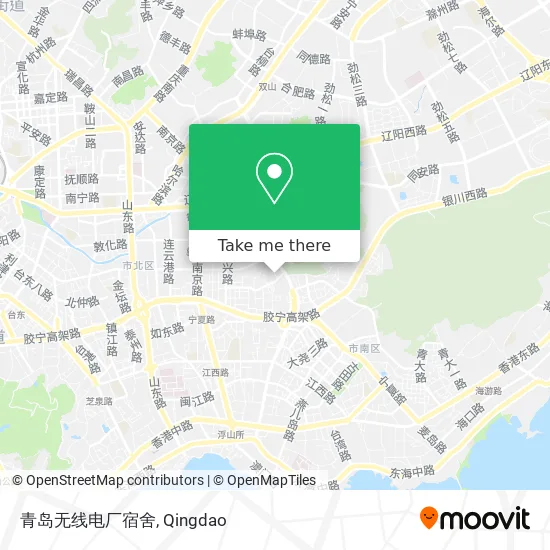 青岛无线电厂宿舍 map