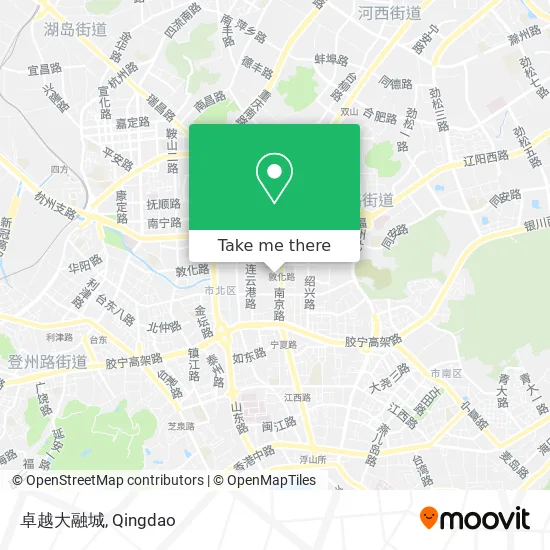 卓越大融城 map