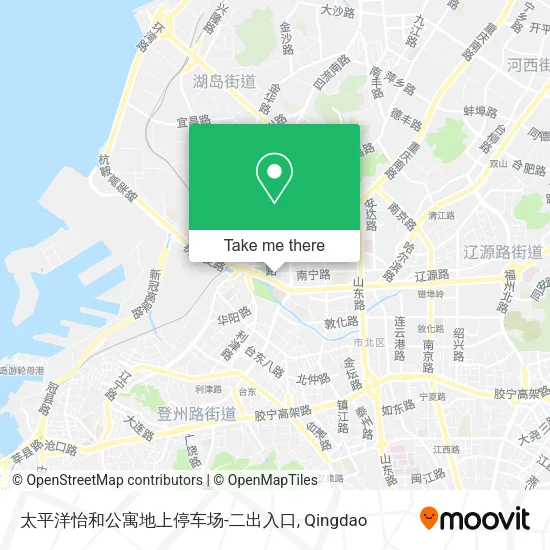 太平洋怡和公寓地上停车场-二出入口 map