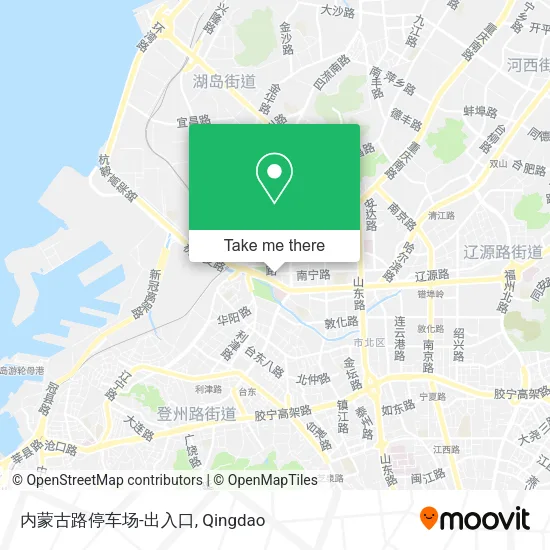 内蒙古路停车场-出入口 map