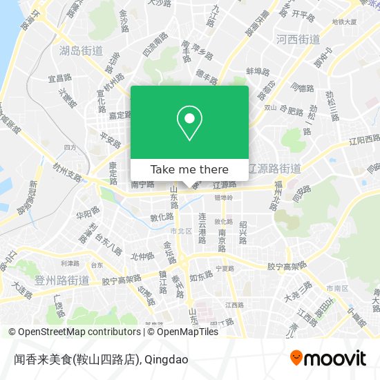 闻香来美食(鞍山四路店) map