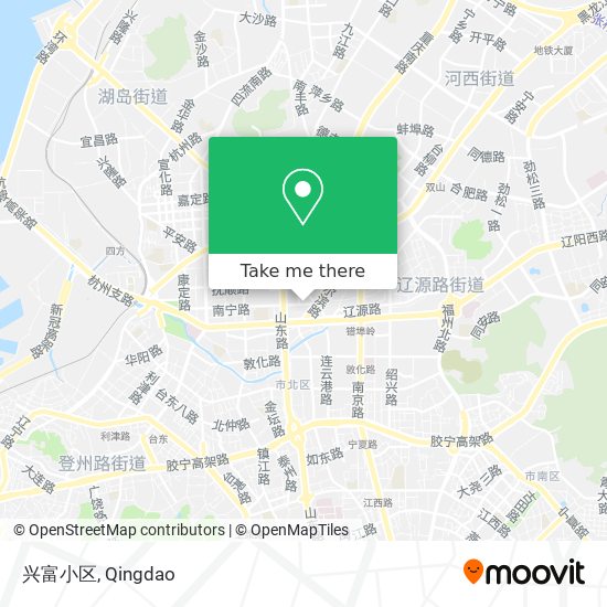 兴富小区 map