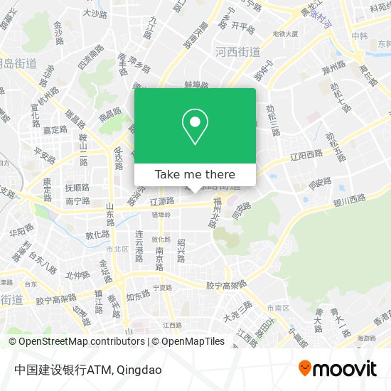 中国建设银行ATM map