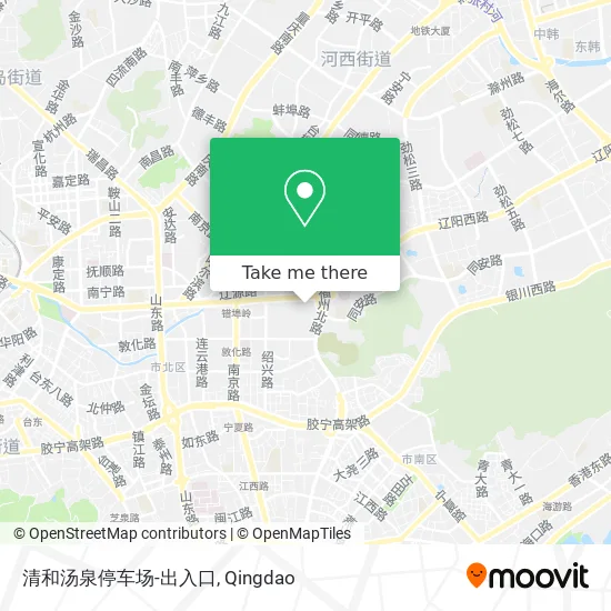 清和汤泉停车场-出入口 map