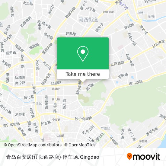 青岛百安居(辽阳西路店)-停车场 map