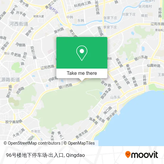96号楼地下停车场-出入口 map