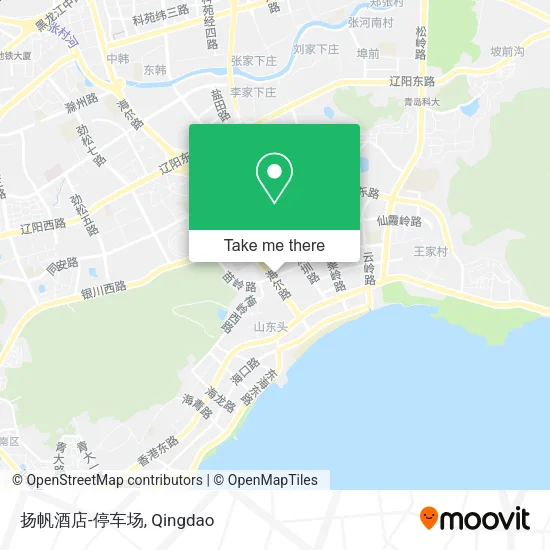 扬帆酒店-停车场 map