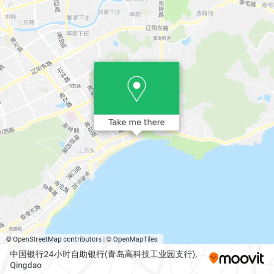 中国银行24小时自助银行(青岛高科技工业园支行) map