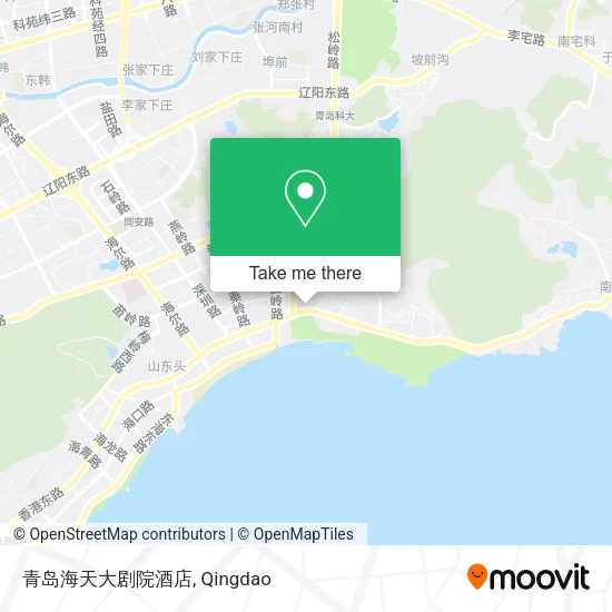 青岛海天大剧院酒店 map