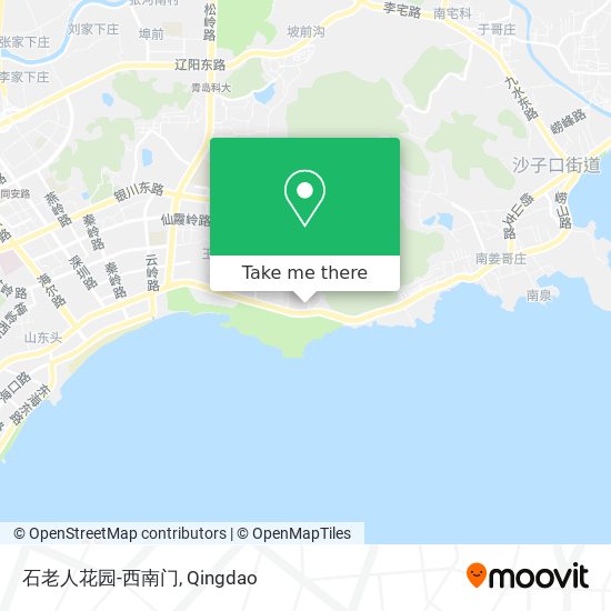 石老人花园-西南门 map