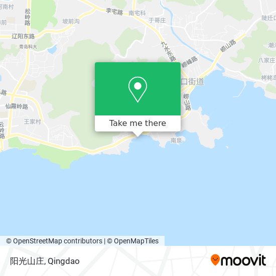 阳光山庄 map
