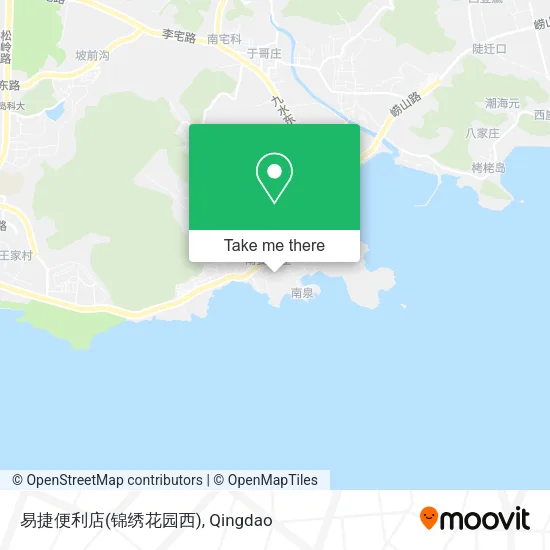 易捷便利店(锦绣花园西) map