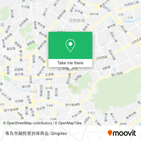 青岛市融投资担保商会 map