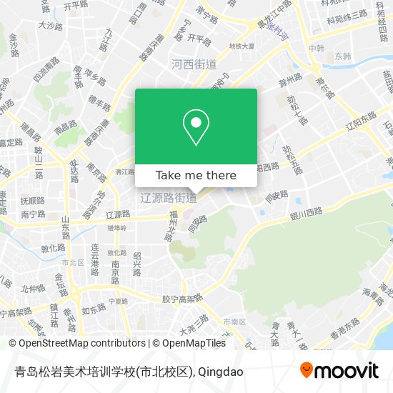 青岛松岩美术培训学校(市北校区) map