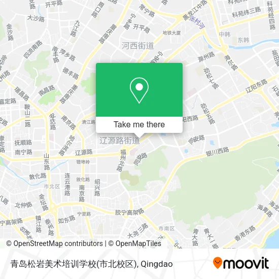 青岛松岩美术培训学校(市北校区) map