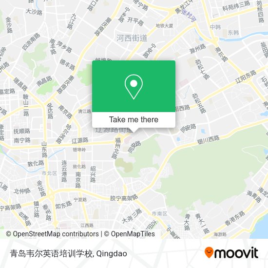 青岛韦尔英语培训学校 map